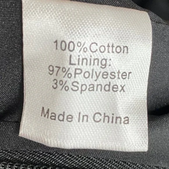 Tuckernuck NEW Black Calla Structured Puff Sleeve Button Blouse Size XL - Picture 10 of 11